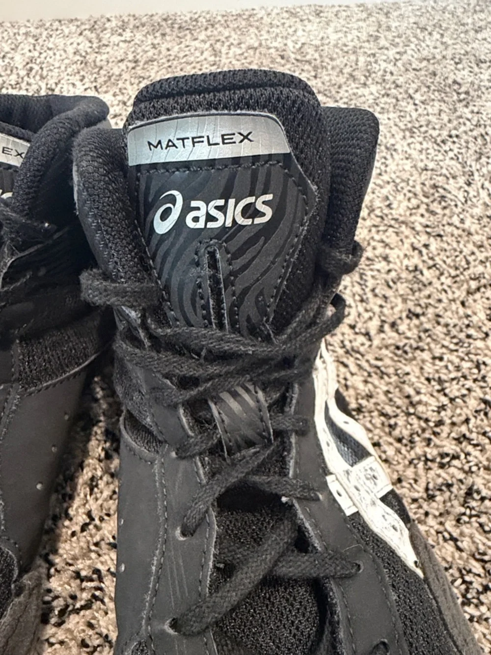 ASICS Matflex Black Wrestling Shoes Men’s 9.5